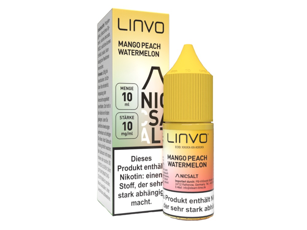 Linvo - Nikotinsalz Liquid - Mango Peach Watermelon