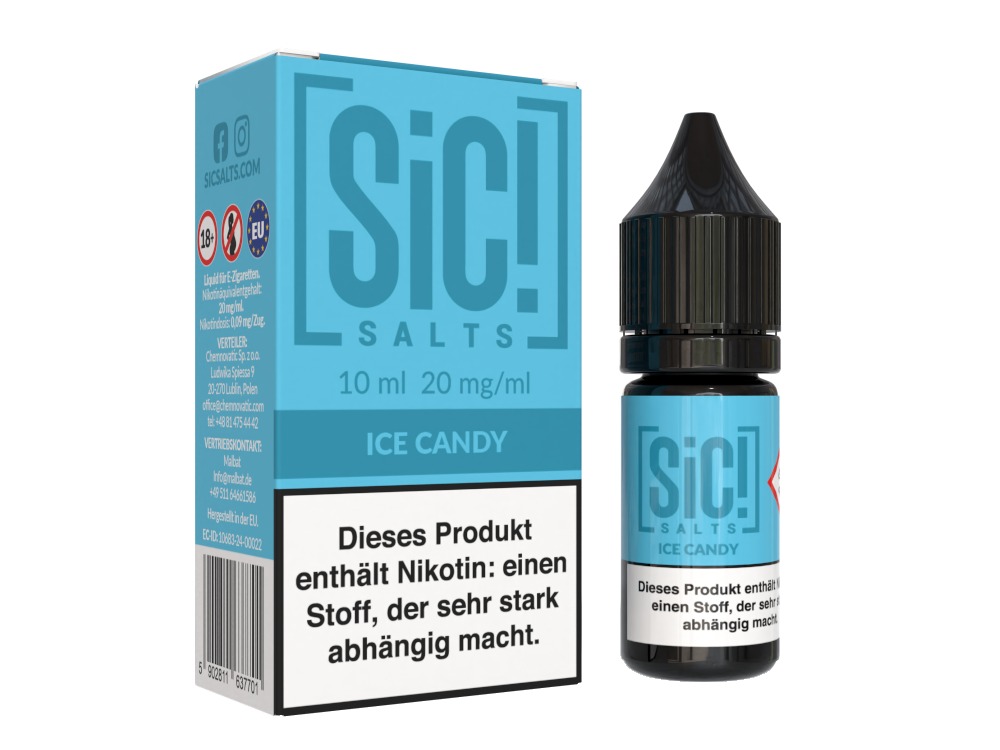 SiC! Salts - Nikotinsalz Liquid - Ice Candy