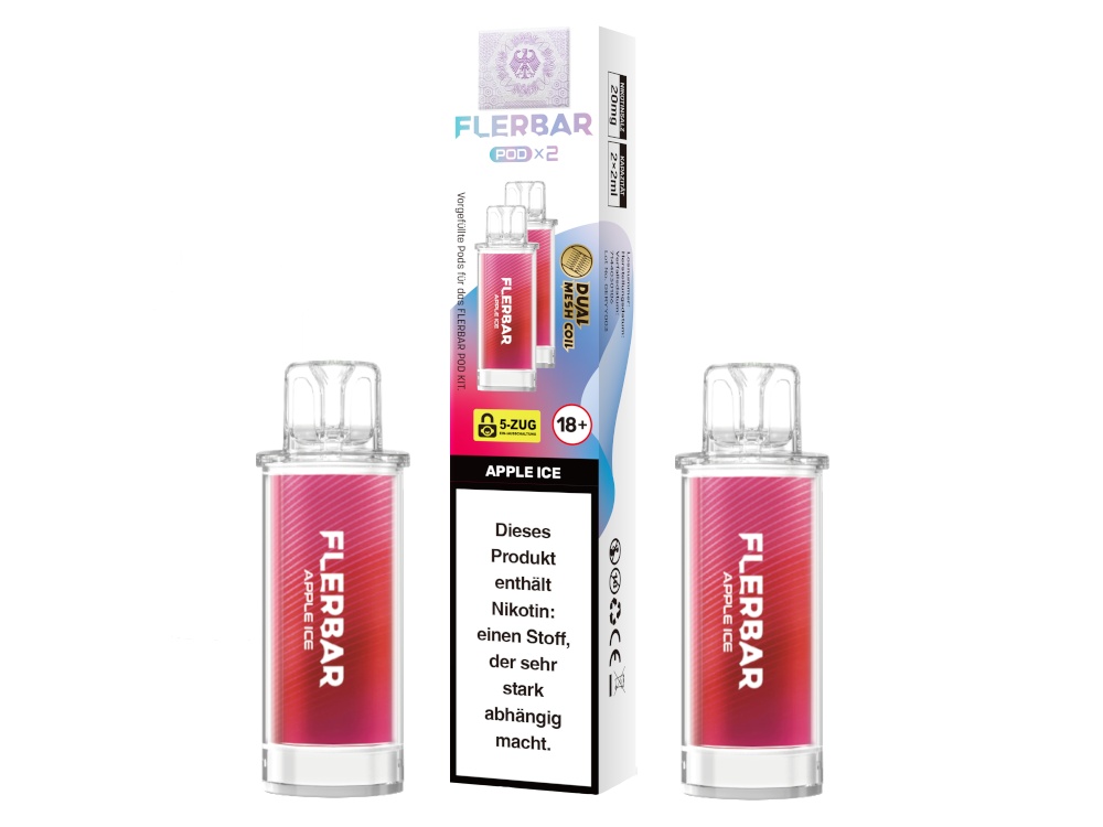 Flerbar - POD (2 Stück pro Packung) - Apple Ice