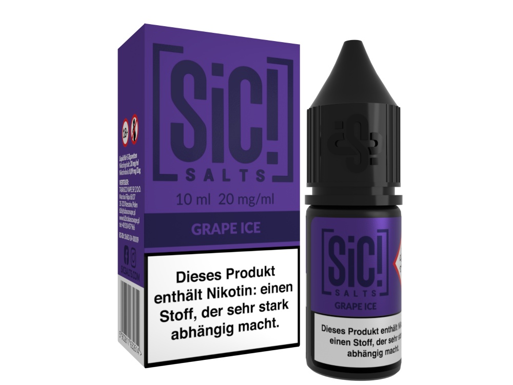 SiC! Salts - Nikotinsalz Liquid - Grape Ice
