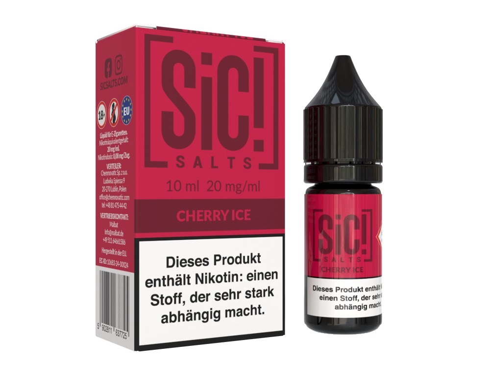 SiC! Salts - Nikotinsalz Liquid - Cherry Ice