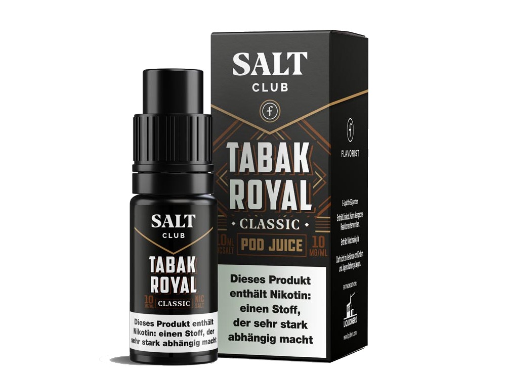 Salt Club - Flavorist Tabak Royal - Nikotinsalz Liquid - Classic