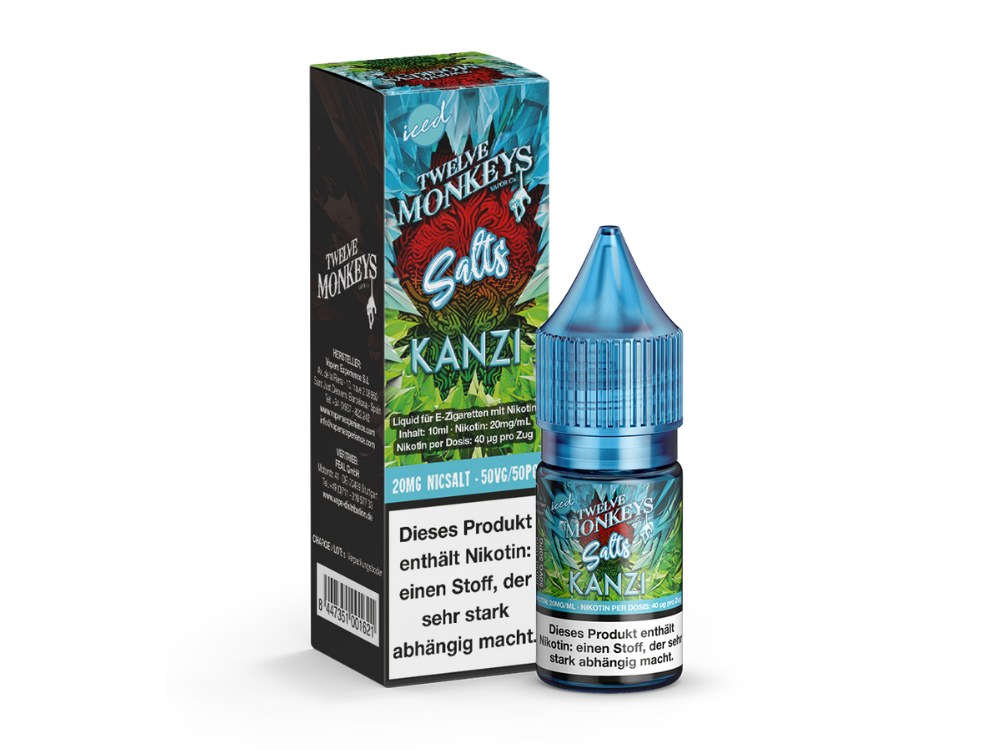 Twelve Monkeys - Iced - Nikotinsalz Liquid - Kanzi