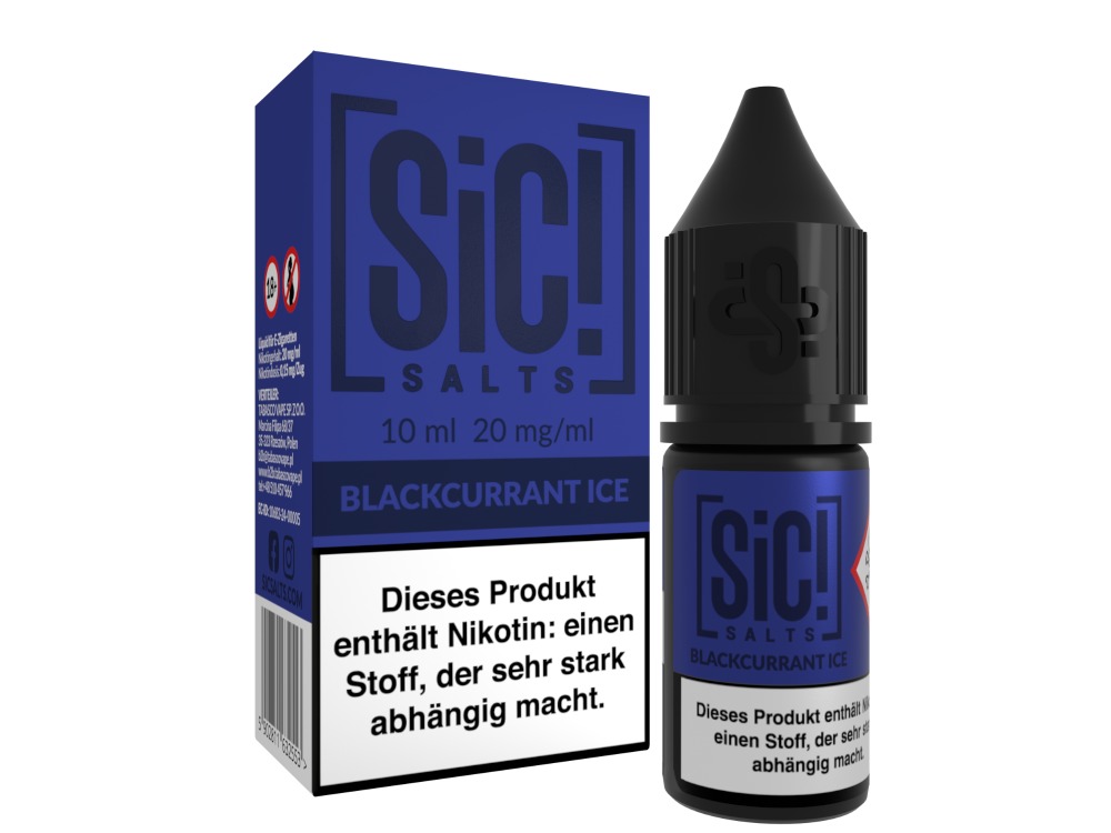 SiC! Salts - Nikotinsalz Liquid - Blackcurrant Ice