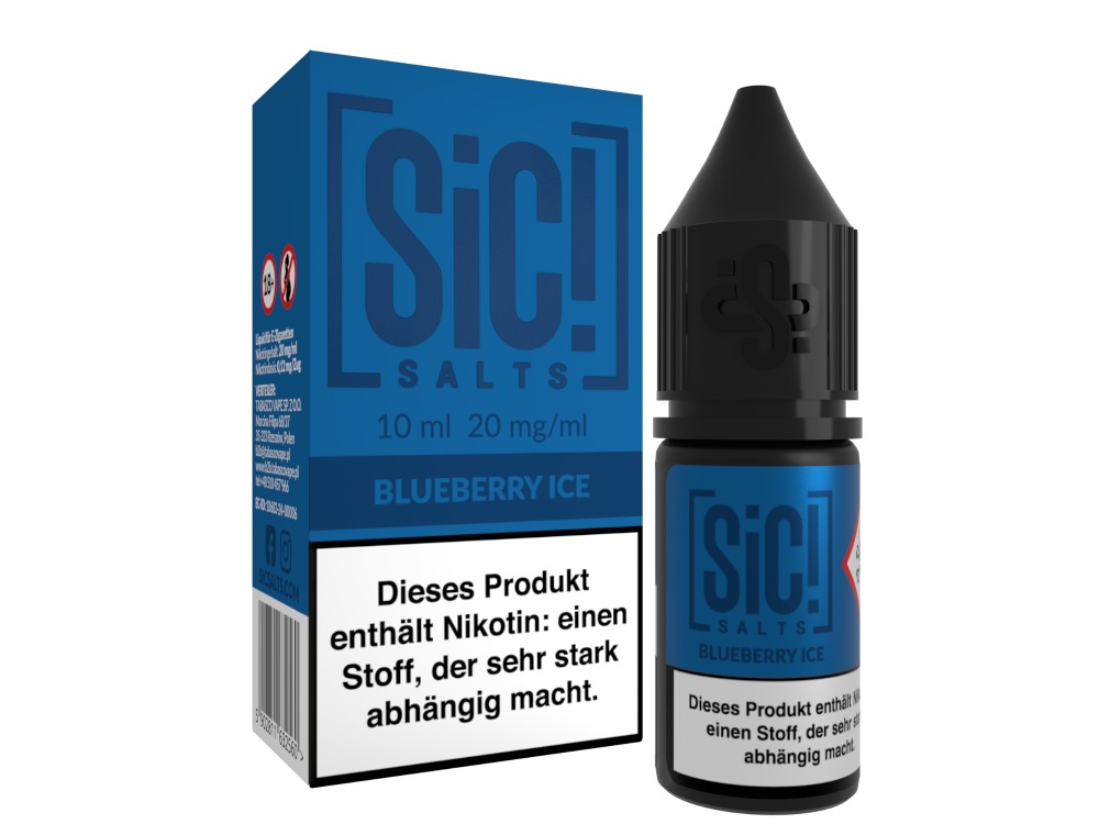SiC! Salts - Nikotinsalz Liquid - Blueberry Ice