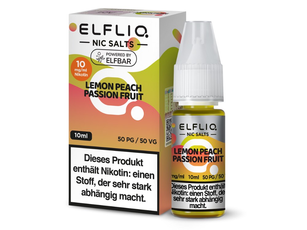 ELFLIQ - Lemon Peach Passion Fruit - Nikotinsalz Liquid