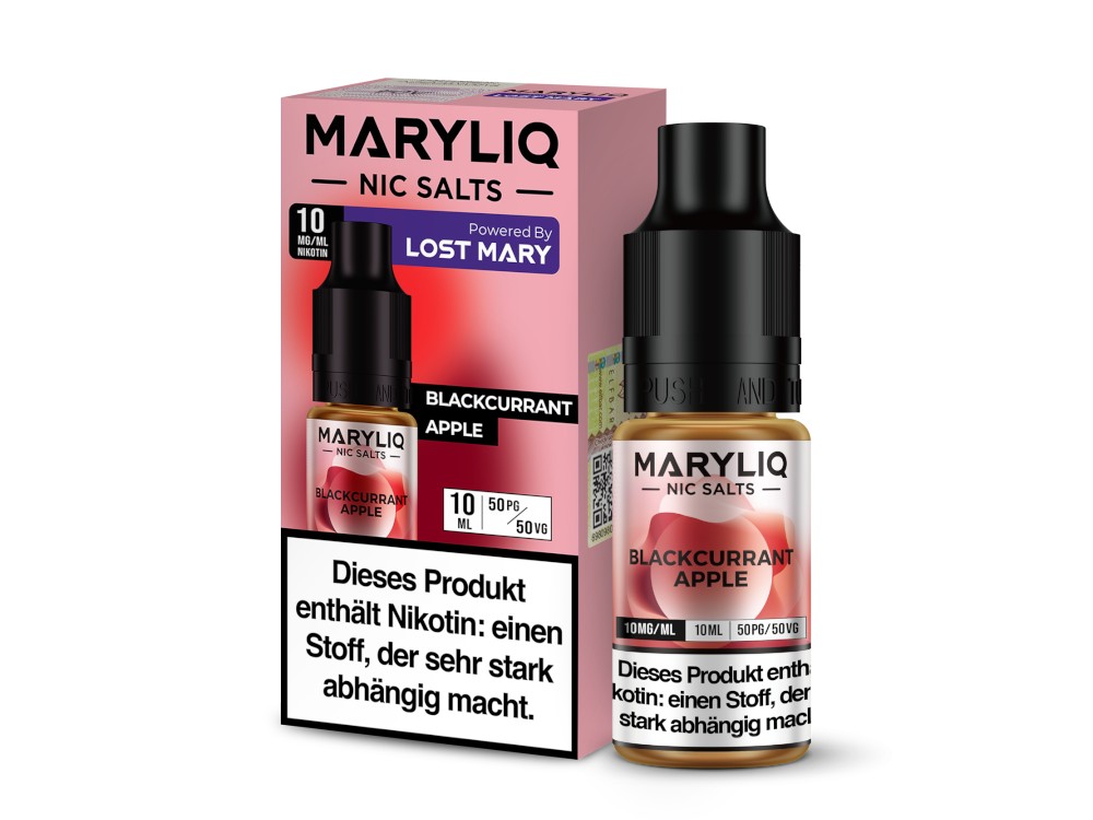MARYLIQ - Nikotinsalz Liquid - Blackcurrant Apple